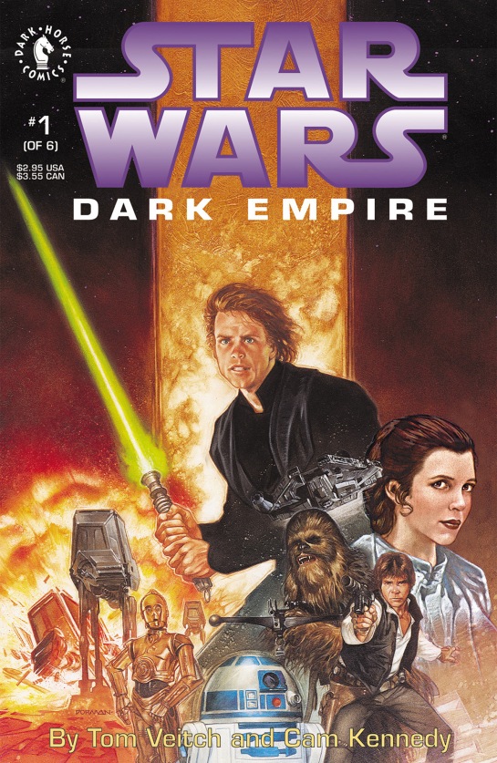 Star Wars Dark Empire #1 Cover Art