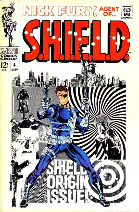 Cover to Nick Fury Agent of SHILED #4