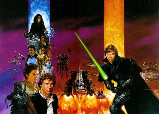 Star Wars Dark Empire Cover Art  - Front & Back